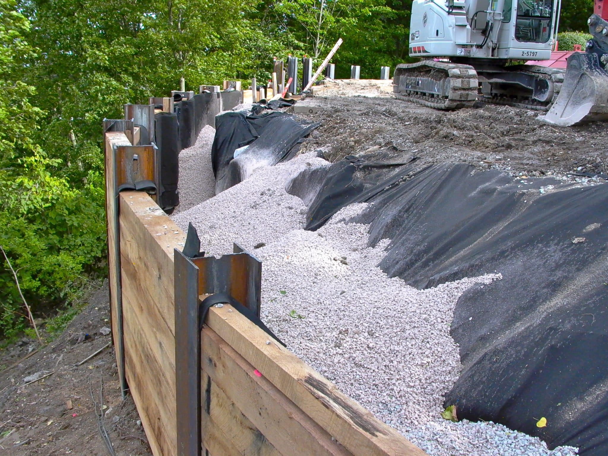 Private Residence – Soldier Beam and Lagging Wall - Image 3